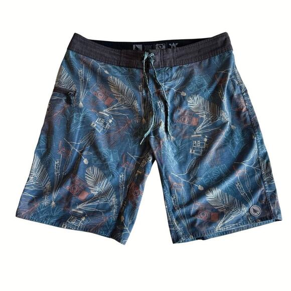 HippyTree Other - HippyTree Safari Swim Trunk Mens Size 33 - 10” Inseam